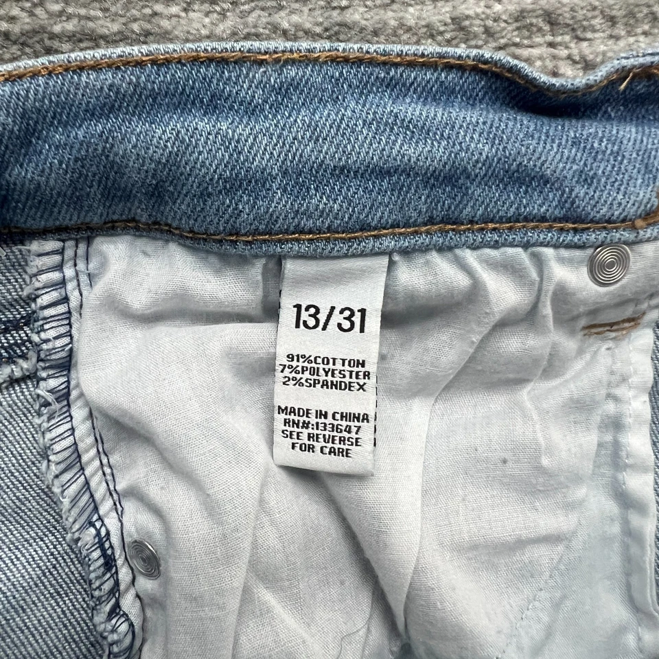 Celebrity Pink Shorts Size 13/31 Womens Cutoff Stretch Blue Denim - Image 4 of 4