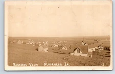 RPPC Real Photo Postcard Iowa Moorehead Posted 1913 Birds Eye View