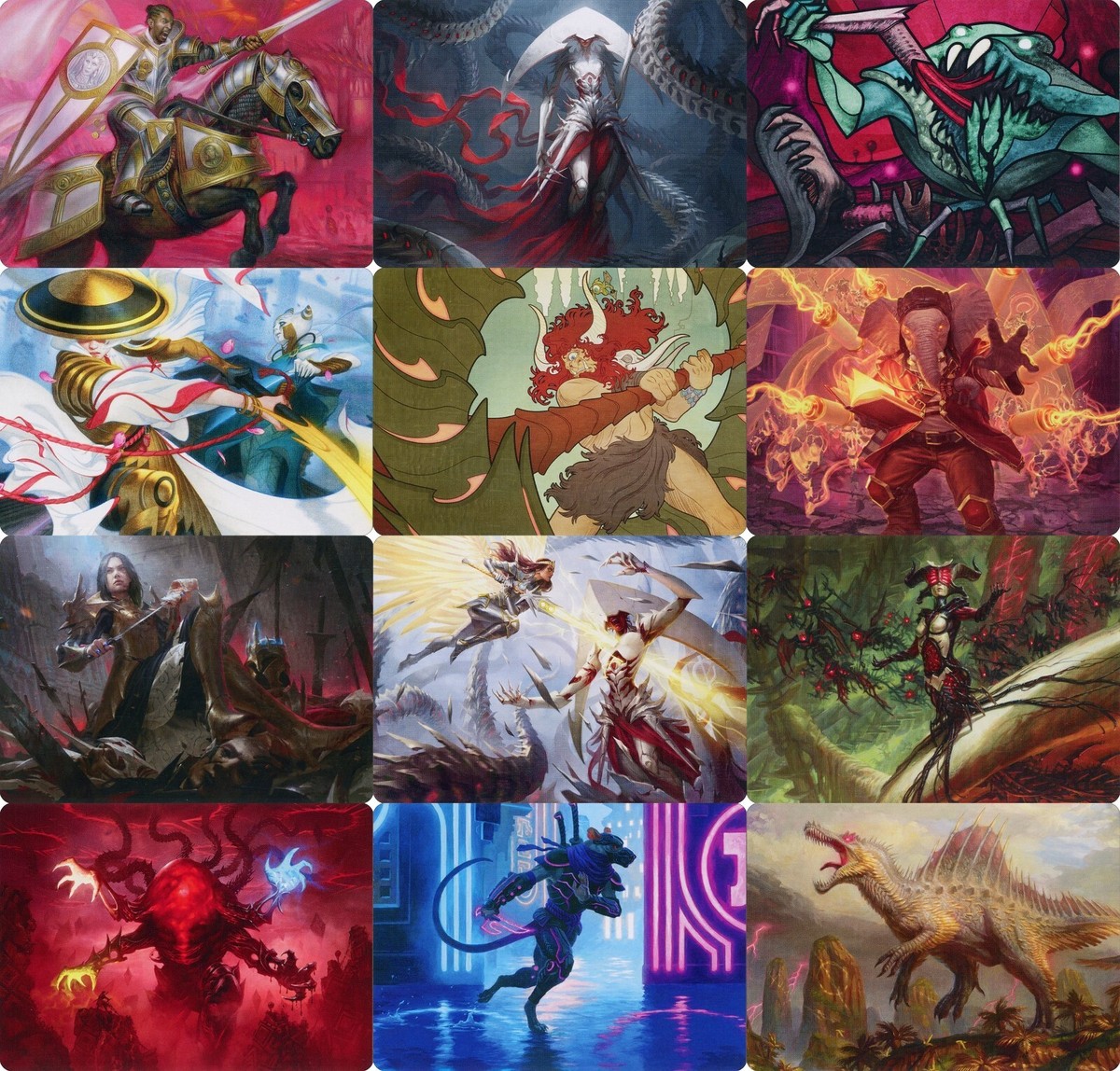 MTG March of the Machine Art Series NON-SIGNATURE Cards