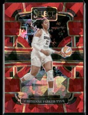 2024 Panini Select WNBA #62 Cheyenne Parker-Tyus Red Ice Prizms