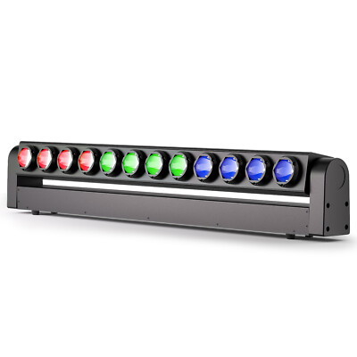 240W RGBW 12 LED Wallwasher Beam Moving Head Licht Bar DMX Strobe DJ Show Strahl