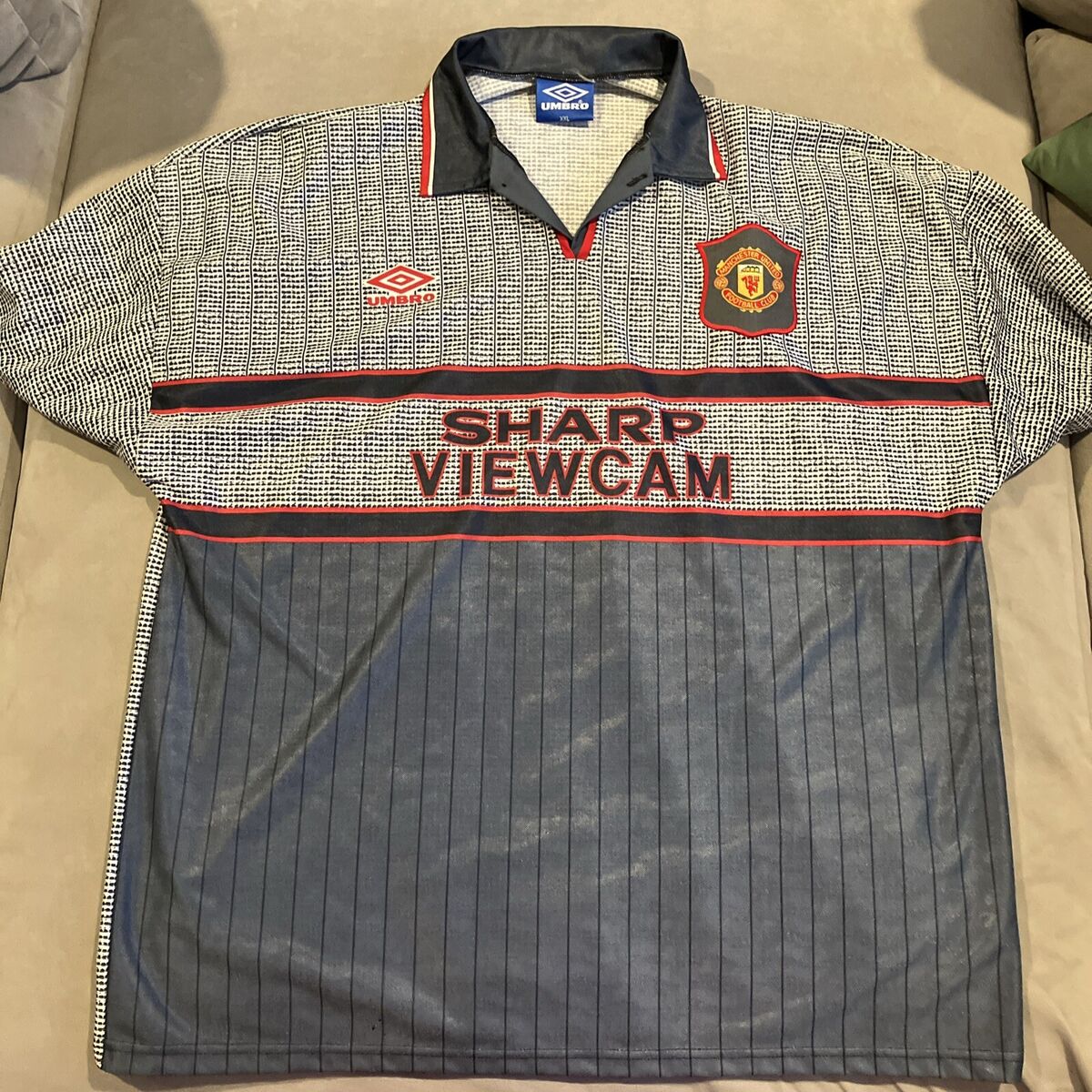 RARE - Vintage - Umbro - Manchester United - 1995-96 Away RARE - Vintage - Umbro - Manchester United - 1995-96 Away