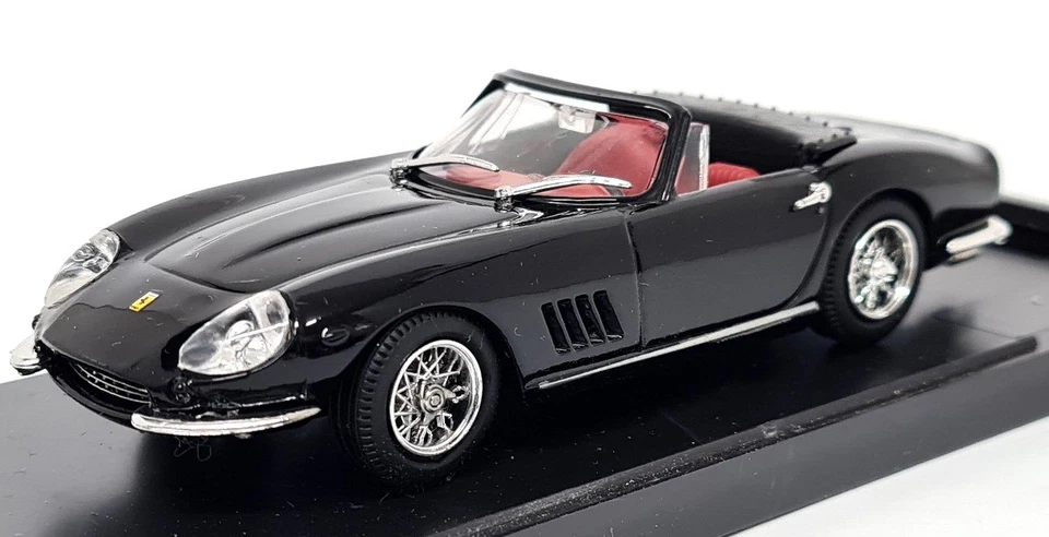 Best 1/43 - Ferrari 275 GTB Spyder Black Diecast Scale Model Car - Photo 3/4