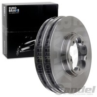 2X Eurobrake Bremsscheiben 288Mm BelÜFtet Vorne Passend FÜR Ford Tourneo