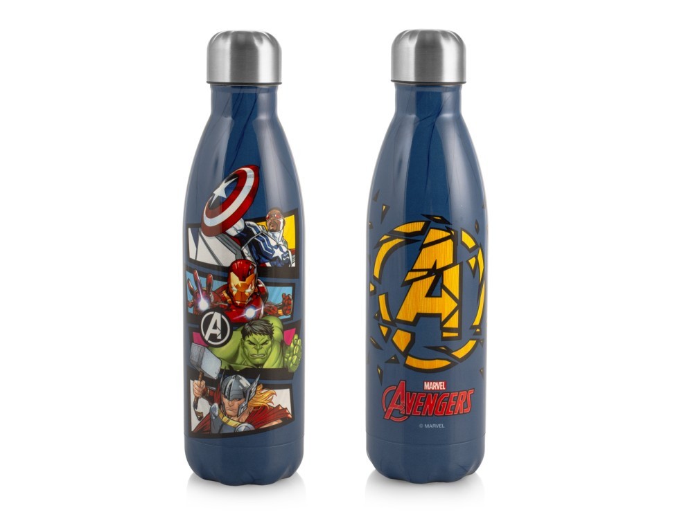 H&H Avengers Marvel Stainless Steel Thermal Bottle 18/10 0.5L