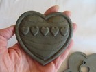 Burwood Hearts 1987 Set 3 Wall Hanging Country Blue  Home Interiors Vintage — photo 3