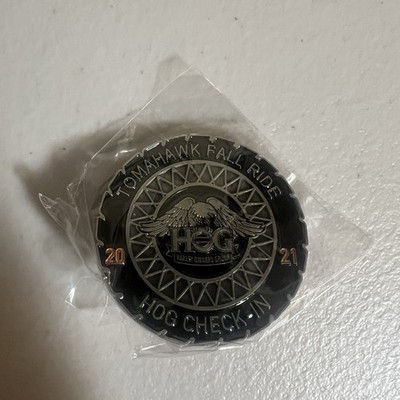 Harley Davidson HOG Pin Tomahawk Fall Ride