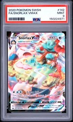 Snorlax VMAX 142/202 Sword & Shield Base Set Full Art Holo