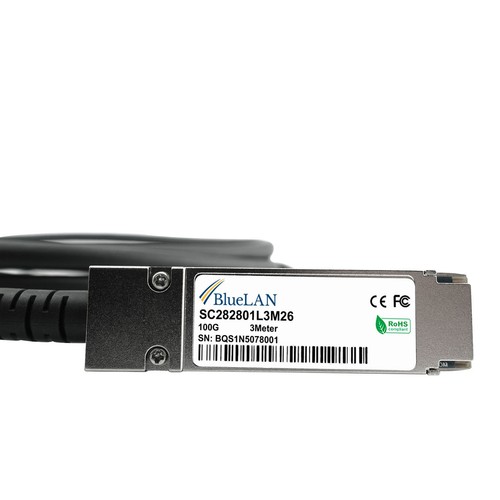 Juniper JNP-100G-DAC-5M kompatibles BlueLAN DAC QSFP28 SC282801L5M26 - Picture 3 of 6