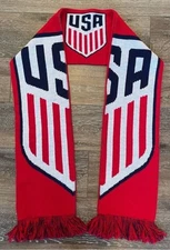 USA World Cup Outlaw Member Soccer Football Scarf Olympics Flag United States