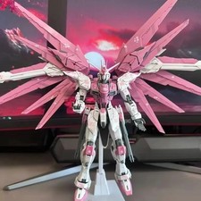 Freedom Gundam HG 1/144 Model Kit, Easy Build, Pink Anime Figure Gift Idea