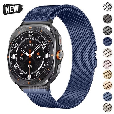 Edelstahl Metall Armband für Samsung Galaxy Watch 8/8 Classic/Ultra 47mm 2025