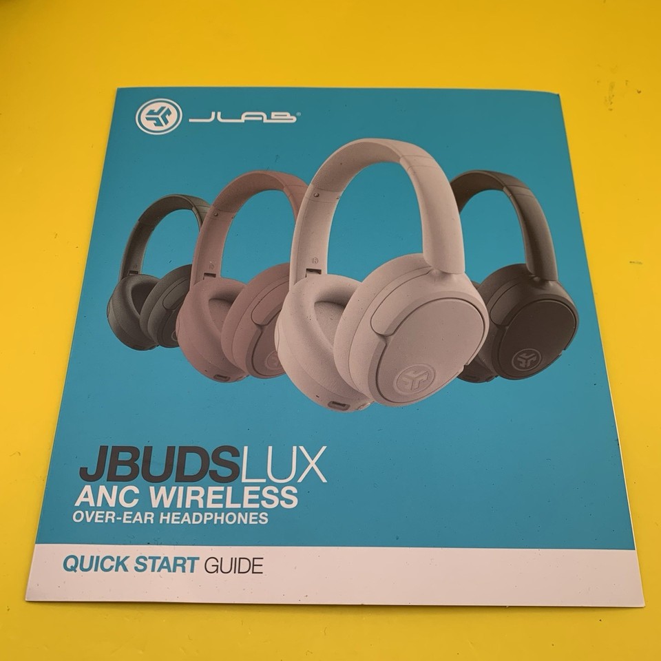NEW JLab JBuds Lux ANC Wireless Bluetooth Over-Ear Headphones -Mauve ...