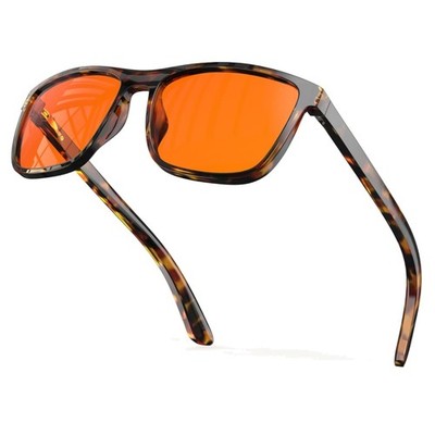 Blaulicht-blockierende Brille Unisex 58mm Polycarbonat modern