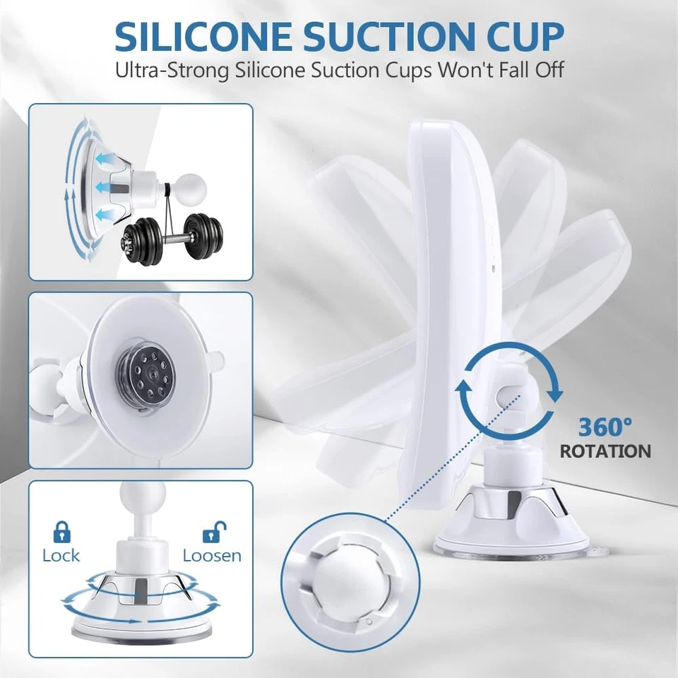 Espejo de Lupa con Luz 30x, Espejo de Maquillaje Iluminado con Aumento, Rech Foto 4 de 4