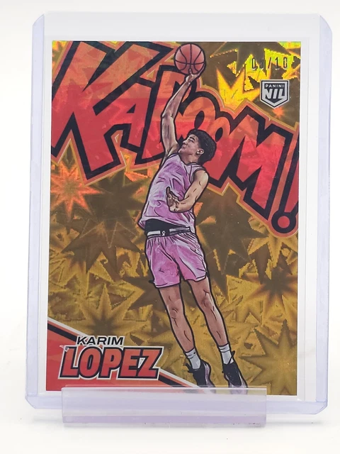 KARIM LOPEZ 2025-26 PANINI SIG SERIES KABOOM! GOLD /10 #21 Q0154