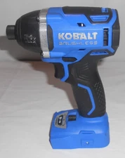 Kobalt Model KID 324B-03 1/4” Brushless Impact  CLEAN GREAT Condition TOOL ONLY