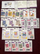 Lot 22 Crafters Companion Gemini Dies Stamp Floral Love Party Insert Paper Pads