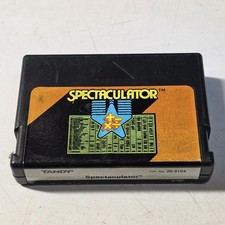Tandy Spectaculator TRS-80 Color Computer Program Cartridge Cat. 26-3104