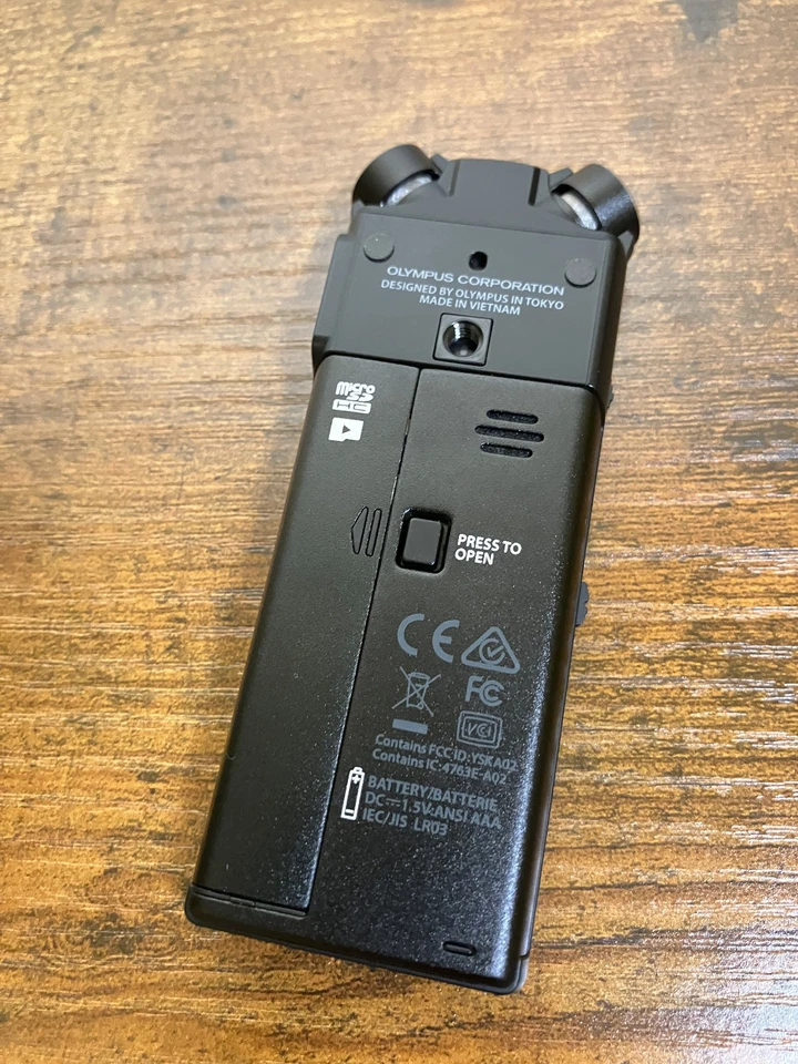 OLYMPUS LS-P4 Hi-Res Audio Recorder + 32gb Card, Batt, Case - Tested, Near-Mint! - Image 3 of 4