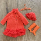 Vintage Barbie Clothes Mod Era Fiery Felt # 1789 Excellent Condition