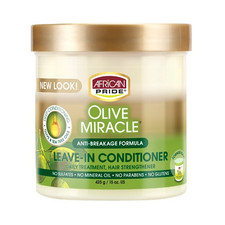 African Pride Olive Miracle Leave-In Conditioner - 15 oz (425 g)