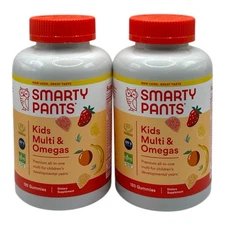 SmartyPants Kids Formula Daily Multivitamin C - D3 - Zinc -240 Gummies 2 Bottles