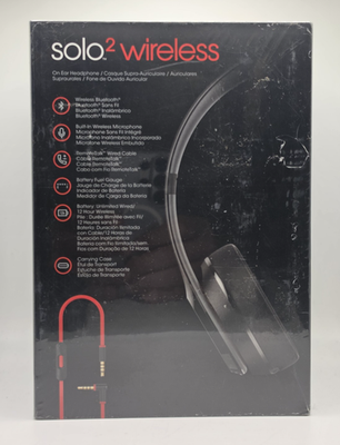 Beats by Dr. Dre Solo2 Wireless On-Ear Headphones (Black) NEW | eBay