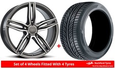 Alloy Wheels & Tyres 18" Romac Venom For Maserati Levante 16-24