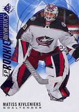 Matiss Kivlenieks 20-21 Upper Deck Rookie Authentics #102 Columbus Blue Jackets