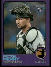 2022 Topps Heritage Chrome Purple Refractors #656 Payton Henry - BB