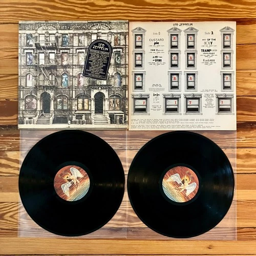 Led Zeppelin: Physical Graffiti LP Vinyl OG 1975 Shrink & Rare Hype Sticker VG+