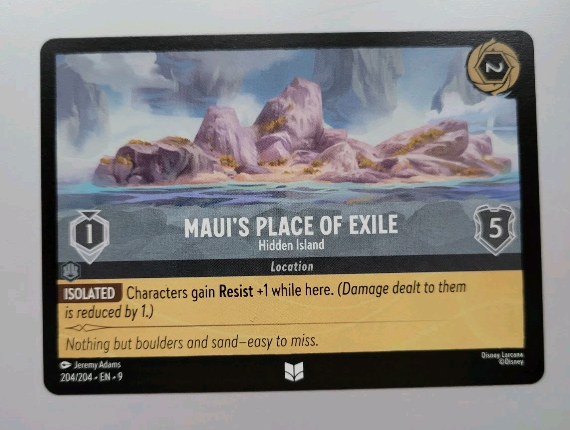 Disney Lorcana TCG - Fabled: Maui's Place Of Exile (204/204) - Uncommon - NM