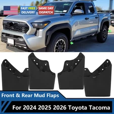 4X Mud Flaps Splash Guards Mudguard Fender Front Rear For Toyota Tacoma 2024-26