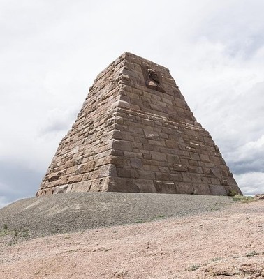 Photo:Albany County Wyoming Ames Monument 1880 Stone Pyramid Photo Print