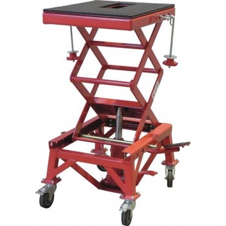Table élévatrice hydraulique mobile moto 450kg avec rampe Drakkar 15344