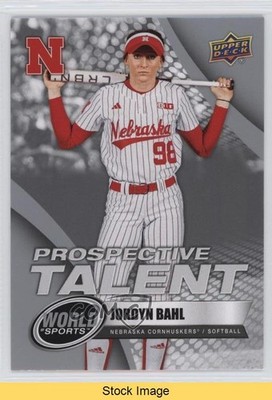 2025 Upper Deck World of Sports Prospective Talent Jordyn Bahl #348 READ 1ai1