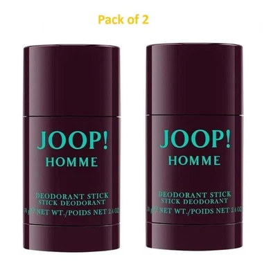 Joop! Homme Deodorant Stick 70g Men’s Fresh Scent Long Lasting | Pack of 2