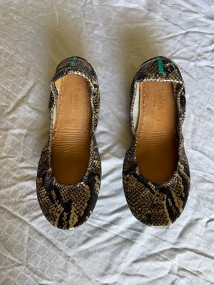 Tieks Copperhead Snake Size 8 Ballet Flats