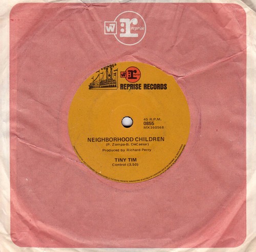 TINY TIM Mickey The Monkey / Neighborhood Children 45 SirH70 - Picture 2 of 2