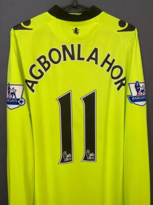 Aston Villa AGBONLAHOR シャツ M AGBONLAHOR #11 MENS FC ASTON VILLA SOCCER FOOTBALL SHIRT JERSEY