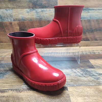 Ugg Woman s Samba Red Drizlita Rain Snow Boots Size 6 US