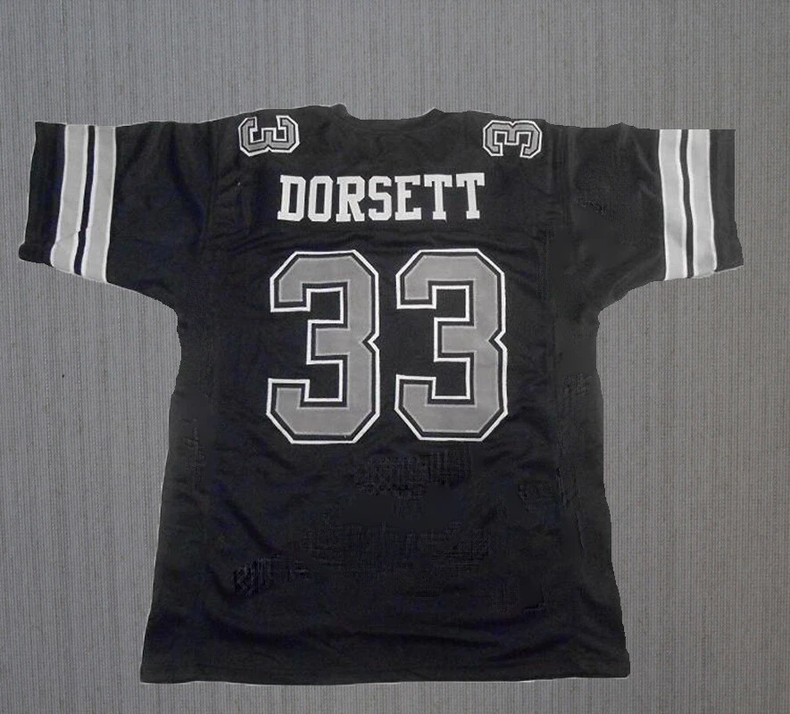 Retro Dorsett #33 Football Jerseys Stitched Unsigned Black Custom Any Name  | eBay