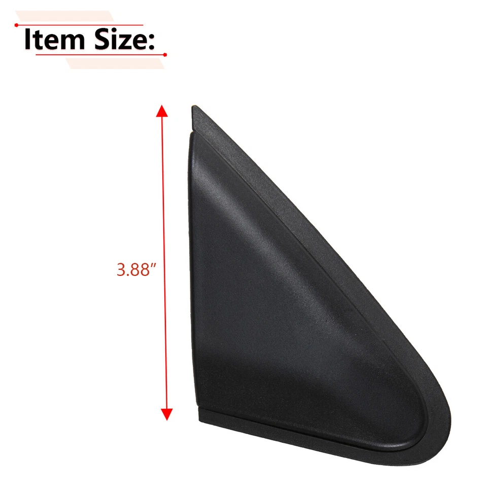 Bisel de acabado de espejo retrovisor delantero derecho para Nissan Rogue 2008-2015 Foto 2 de 4