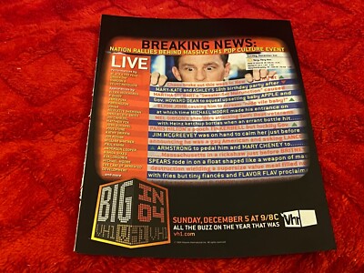 PEEP06 TV SHOW WERBUNG 11X8'' BIG IN 04 BREAKING NEWS TV SHOW