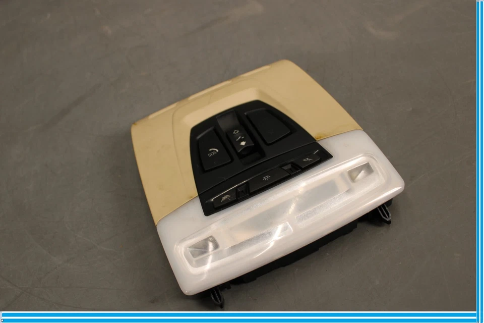 Interruptor de control de luz domo techo corredizo superior delantero BMW 320i 328i F30 12-18 OEM Foto 2 de 4