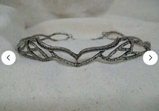 Metal Circlet Crown Tiara Galadriel Lord Rings Royal Elrond in silver