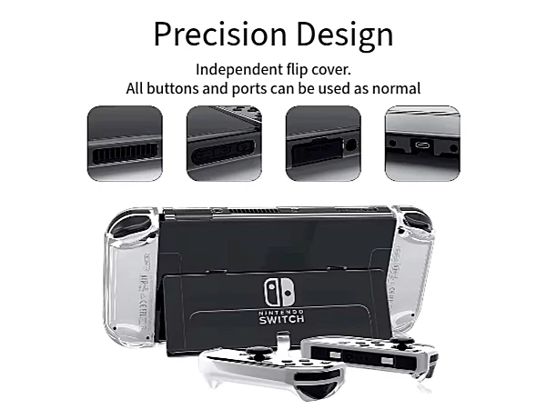 Nintendo Switch OLED Hard Shell Protective Case - Image 3 of 4