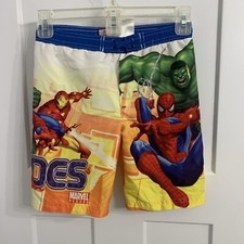 marvel heroes size 4 swim trunks
