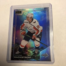 2020-21 O-Pee-Chee OPC Platinum Nicklas Backstrom Aquamarine Parallel #297/499